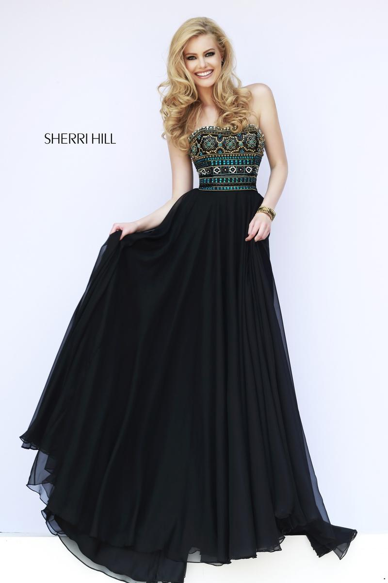 Sherri Hill 11175 Green Prom Dress