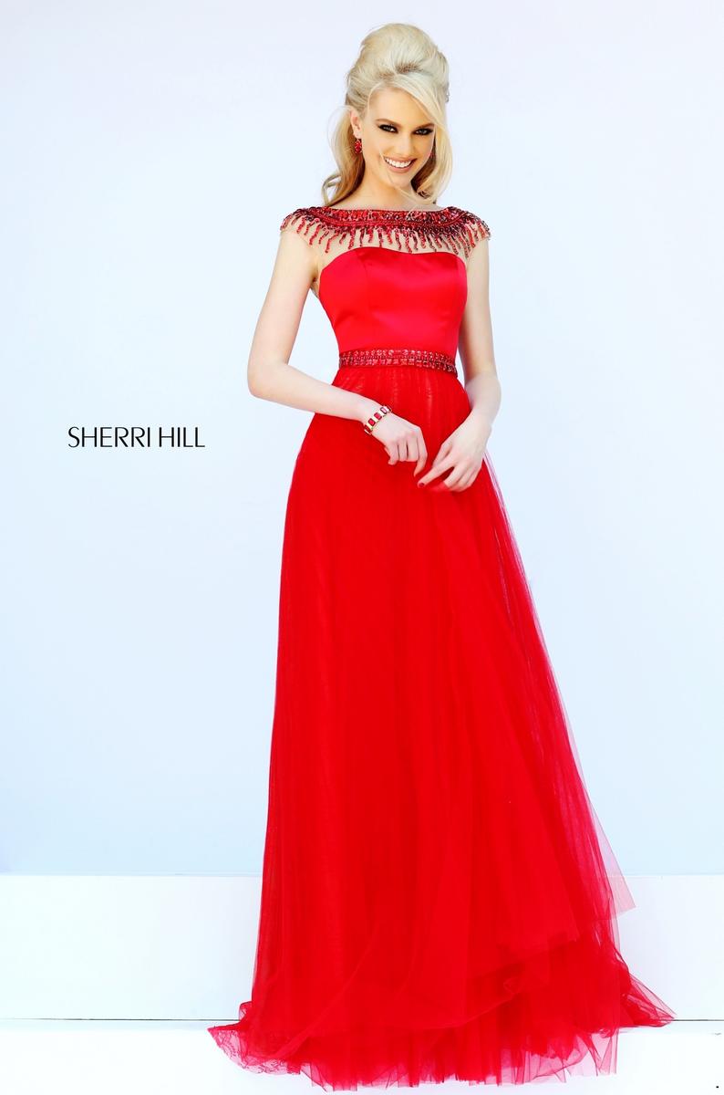 Sherri Hill 32138 Ivory Evening Gown