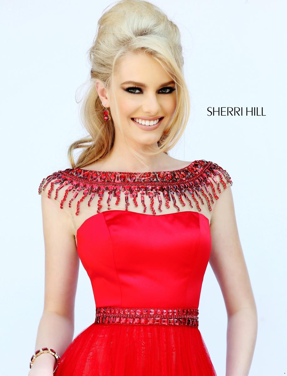 Sherri Hill 32138 Ivory Evening Gown