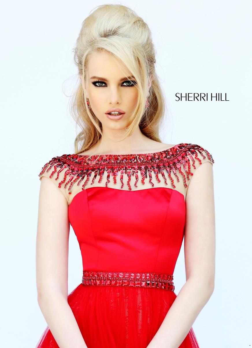 Sherri Hill 32138 Ivory Evening Gown