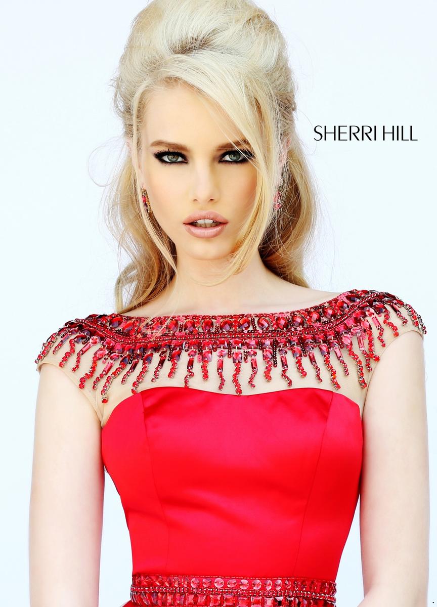 Sherri Hill 32138 Ivory Evening Gown