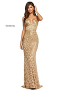 Sherri Hill 53489 Silver Pageant Dress