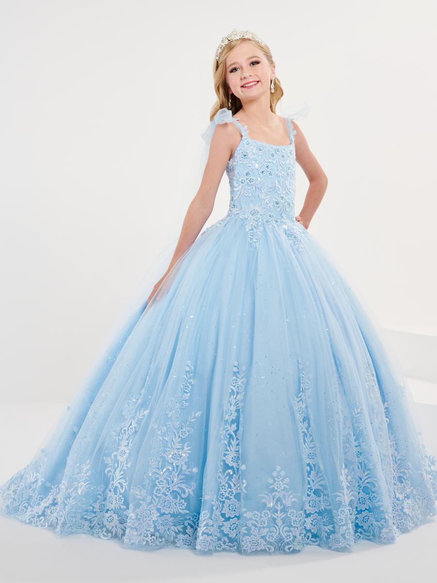 Tiffany Princess 13701 Red Ball Gown Flower Girl Dress