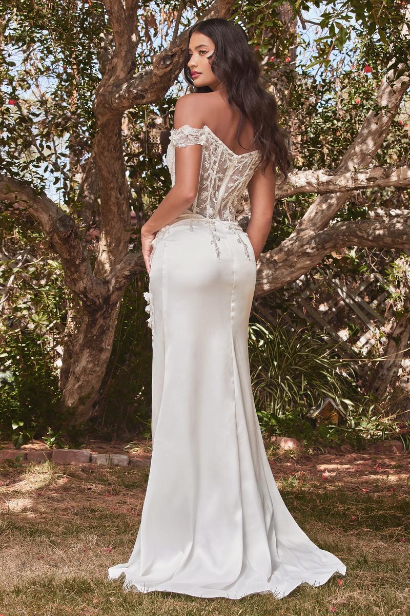 Ladivine CD0186W Off White Bridal Gown