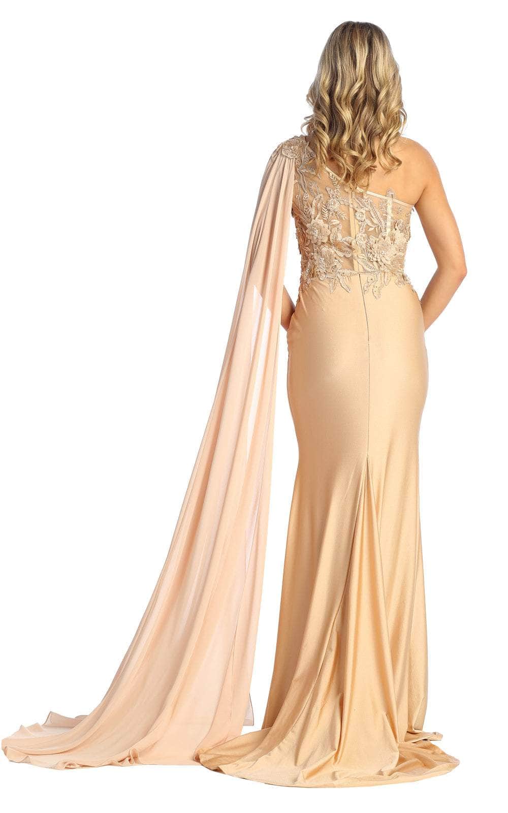 May Queen MQ7943 Champagne Mother of the Bride Dress