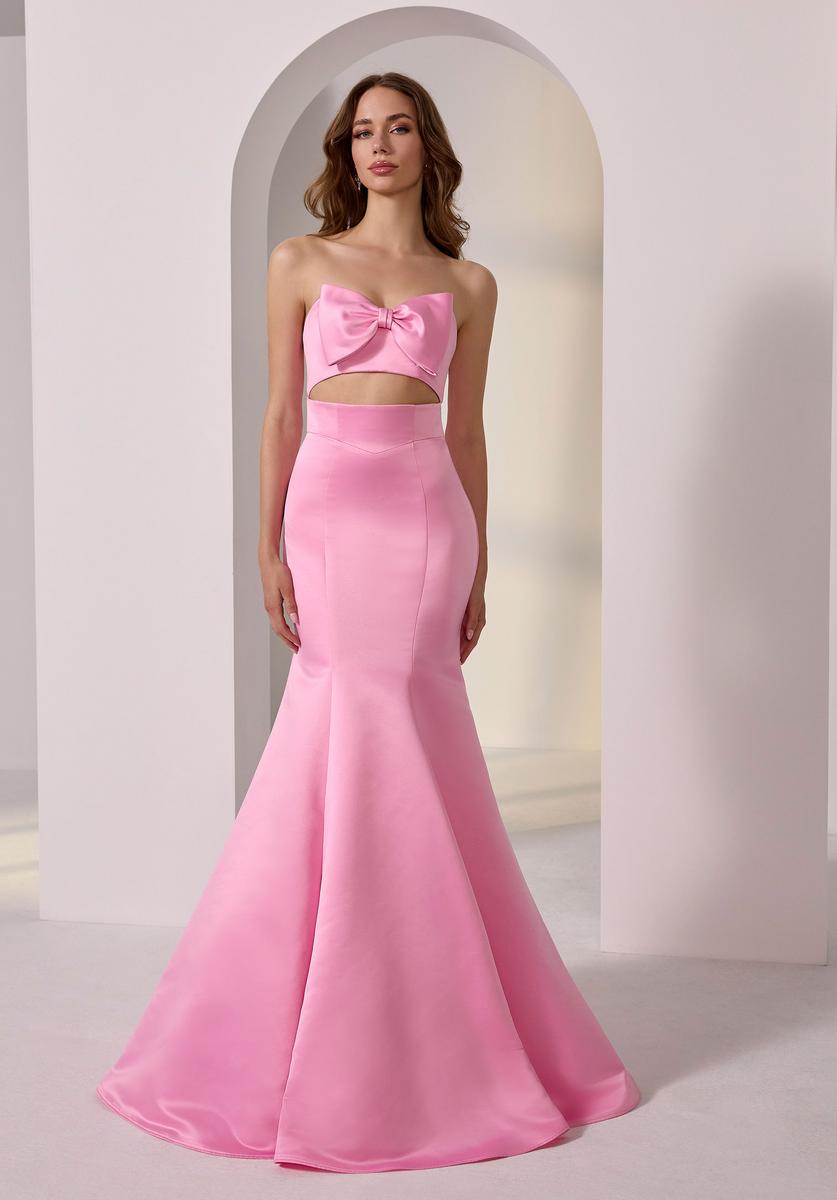 Party Collection 49210 Pink/Pink / Lavender/Black Mermaid Prom Dress