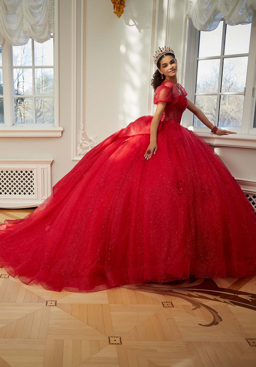 Vizcaya by Morilee 2660206ML Scarlet Ball Gown Quinceañera Dress