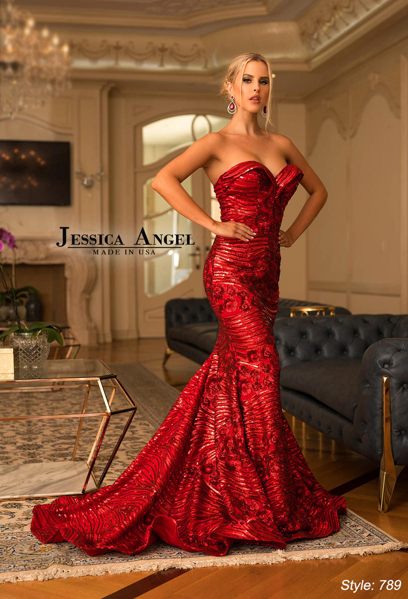 jessica designs intl dresses Jessica Design Intl | Dresses | Beaded Trumpet Gown