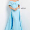 07443-Light20Blue-209.jpg Jovani 07443 Light Blue Off the Shoulder Ruched Bodice Dress