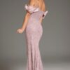 38112.jpeg Off-the-Shoulder Gown with Embellished Detail 38112