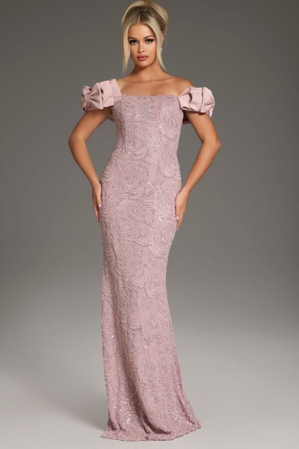 38112-2.jpeg Off-the-Shoulder Gown with Embellished Detail 38112