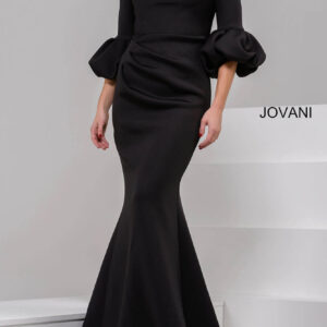Jovani 39739 Off The Shoulder Scuba Mother of the Bride Dress