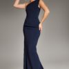 Classic Green One-Shoulder Mermaid Dress 40301