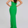 Classic Green One-Shoulder Mermaid Dress 40301