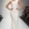 Classic Green One-Shoulder Mermaid Dress 40301