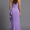 44503-2.jpg Strapless Fitted Gown with Rosette and Side Ruffle 44503