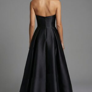 Strapless Ball Gown With Crystal Bow Accents 47594