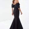Black Off Shoulder Mermaid Dress 47657
