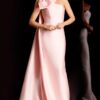 One Shoulder Gown With Oversized Bow 48677